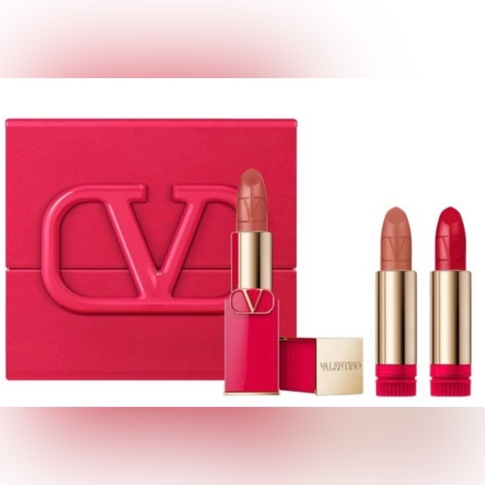 Valentino Rosso Couture Lipstick Set Limited Edition NIB